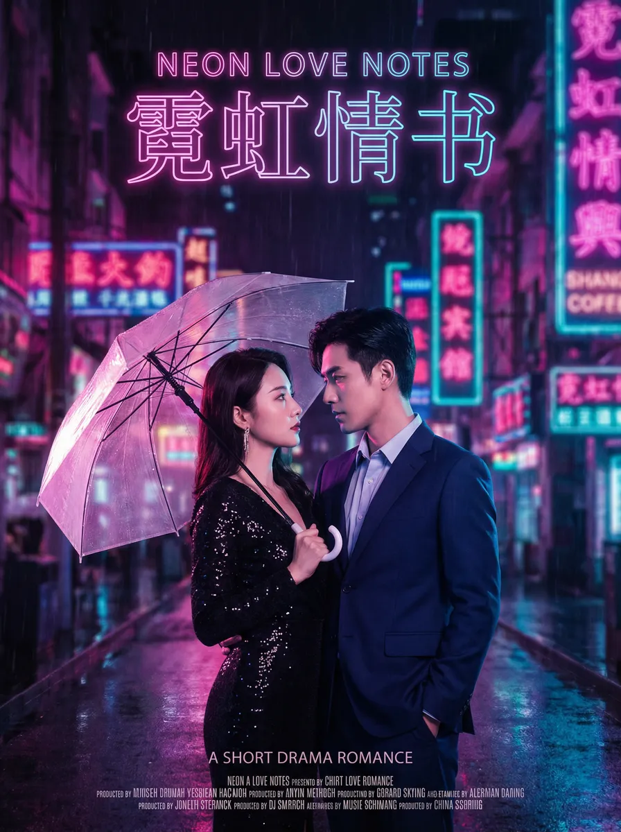 神秘网站 热播都市爱情短剧 - 霓虹情书海报